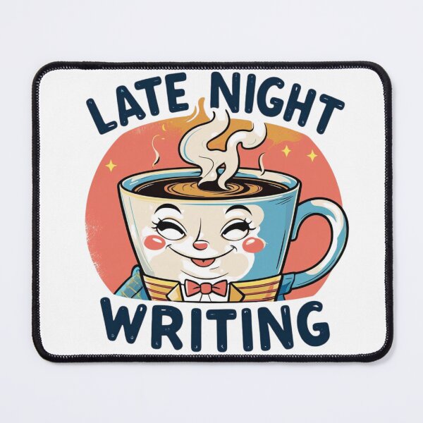 Item preview, Late Night Coffee Writing designed and sold by SR8891.