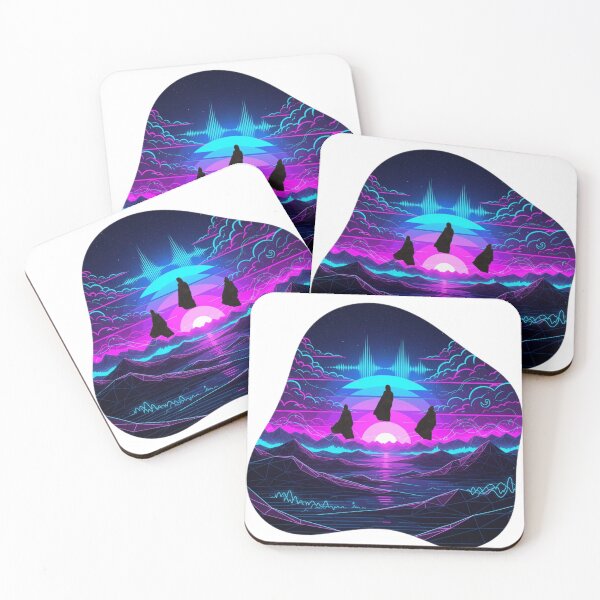 Item preview, Electronic Sunset – Dreamy Dance & Chill Vibes designed and sold by LOVADII.