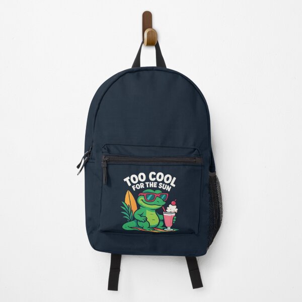 Item preview, Too Cool for the Sun – Funny Lizard Meme Summer Vibes designed and sold by TastefulDesigns.