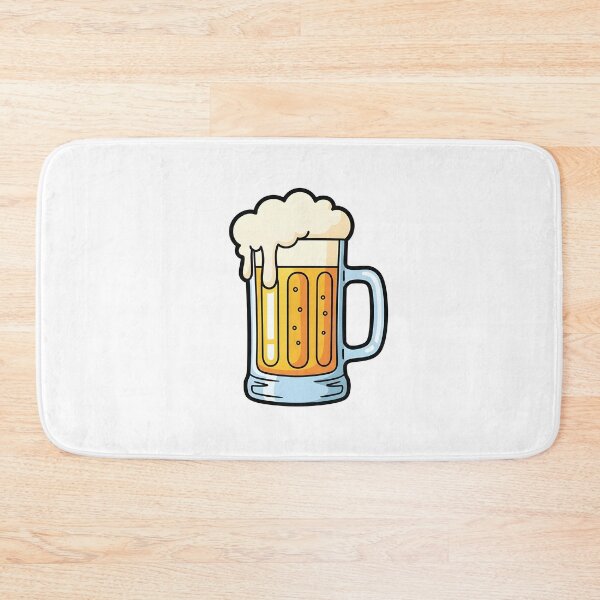 Item preview, Cartoonish glass of premium beer designed and sold by animevisions.