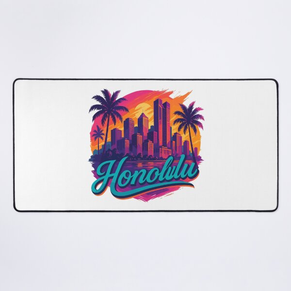 Item preview, Honolulu Waikiki Capital Hawaii Aloha Gift designed and sold by Pineapple-Tree.
