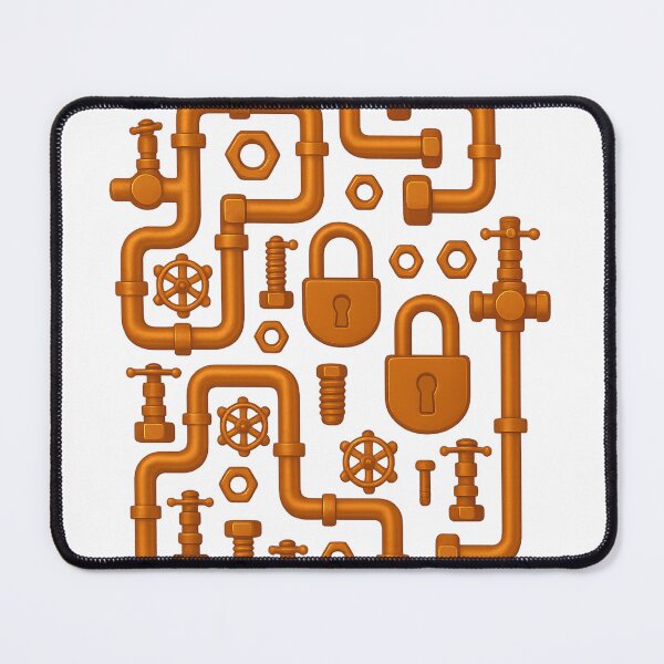Item preview, Plumbing Pipes and bits designed and sold by Karen Harding Art and Illustration .