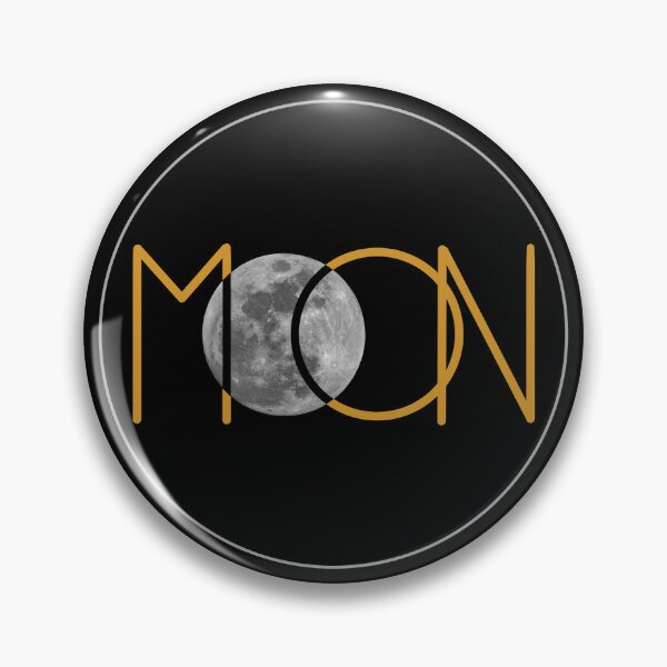 Item preview, Moon lettering art deco style  designed and sold by SilverOutlining.