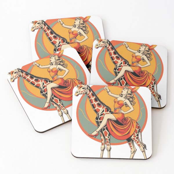 Item preview, Pop Music Fan Sticker, Showgirl on Giraffe, TS 12 T-Shirt designed and sold by Bits & Bops Boutique.