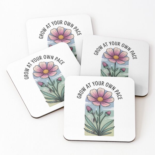 Item preview, Wildflower Illustration Grow At Your Own Pace designed and sold by homeaven.