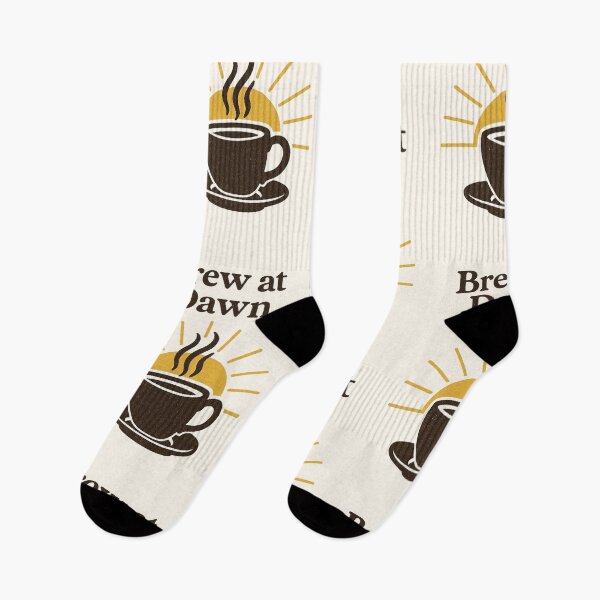 Item preview, Brew at Dawn — Vintage Coffee Cup & Rising Sun Retro Illustration designed and sold by HoopeStylee.