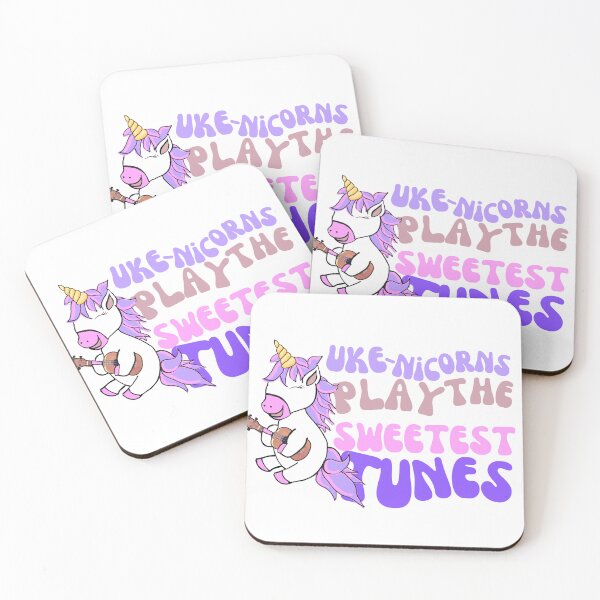 Item preview, Unicorn playing ukulele designed and sold by TaraPen.