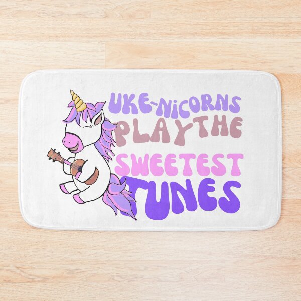 Item preview, Unicorn playing ukulele designed and sold by TaraPen.