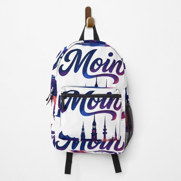Item preview, Hamburg Moin city silhouette galactic gift designed and sold by Pineapple-Tree.