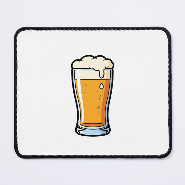 Item preview, Cartoonish glass of beer bar designed and sold by animevisions.
