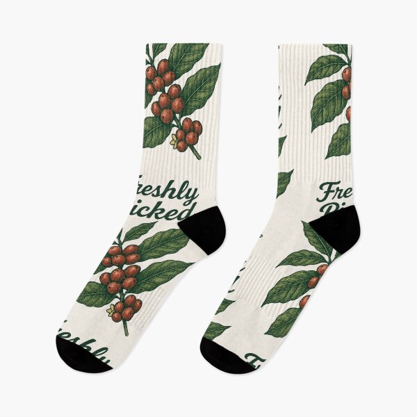 Item preview, Freshly Picked — Vintage Coffee Plant Botanical Retro Illustration designed and sold by HoopeStylee.