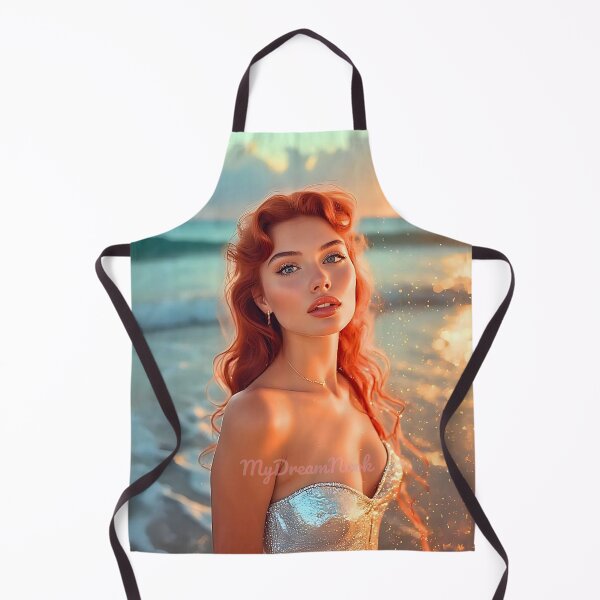Item preview, Sunset Beach Portrait – Sparkling Golden Hour Glamour designed and sold by My Dream Nook.