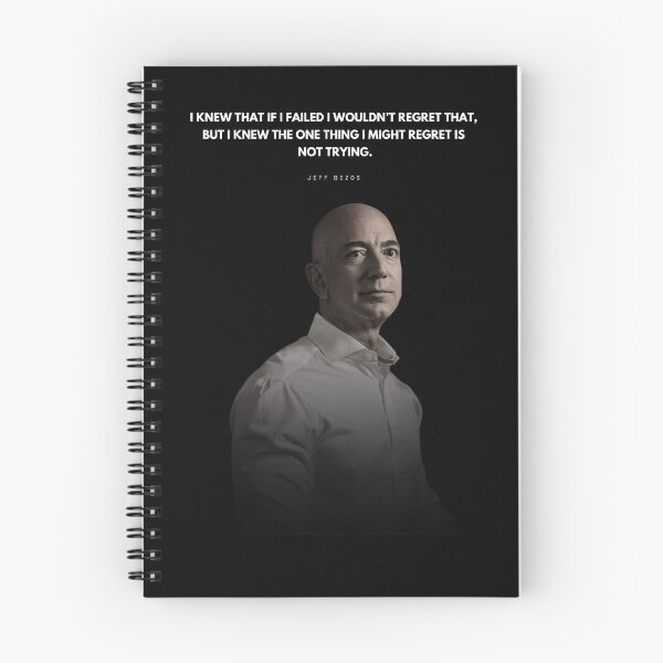 Item preview, Jeff Bezos Motivational Quote Portrait designed and sold by SuccessInsanity.