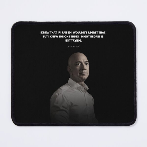 Item preview, Jeff Bezos Motivational Quote Portrait designed and sold by SuccessInsanity.