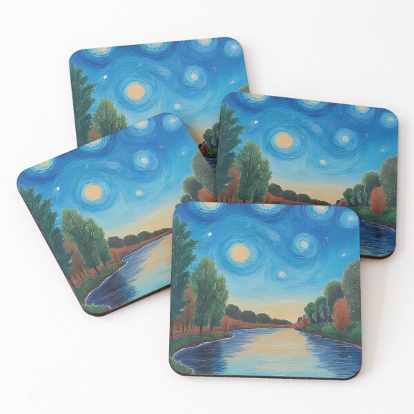 Item preview, Starry nights by river designed and sold by Anisha  Vaz.