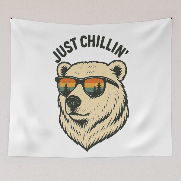Item preview, JUST CHILLIN POLAR BEAR designed and sold by Catfighter.