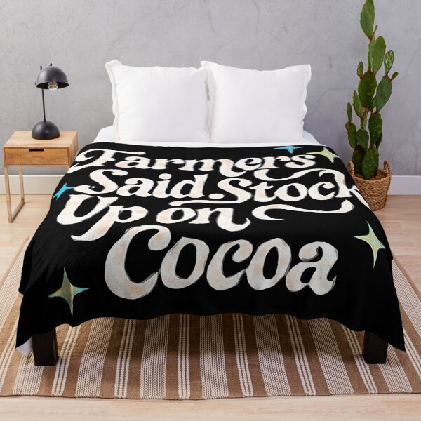 Item preview, Farmers Said Stock Up on Cocoa – Cozy Winter Forecast designed and sold by Haji  Kamora.
