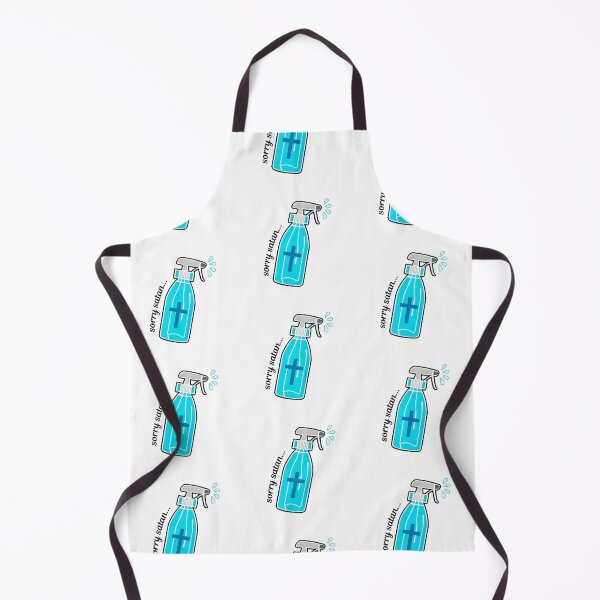 Item preview, Sorry Satan - Holy Water Spray Bottle Funny Christian Meme designed and sold by Heavenly-Cloudz.