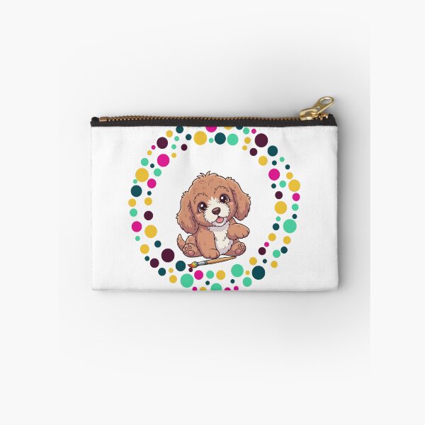 Artikelvorschau, Feiern Sie den Dot Day mit meinem Barbet | Bunte Hundekunst entworfen und verkauft von The Real Life Symphony.