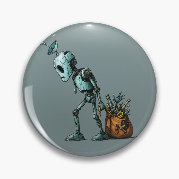 Item preview, Rusty Robot Carrying the Weight of Life designed and sold by James Faber.