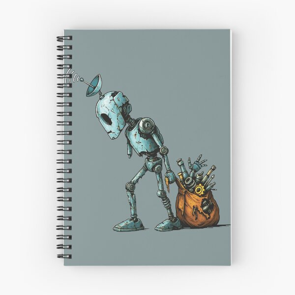 Item preview, Rusty Robot Carrying the Weight of Life designed and sold by James Faber.