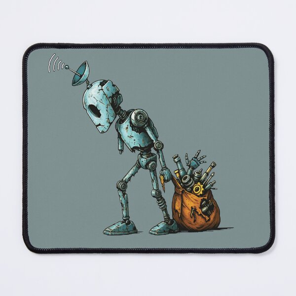 Item preview, Rusty Robot Carrying the Weight of Life designed and sold by James Faber.