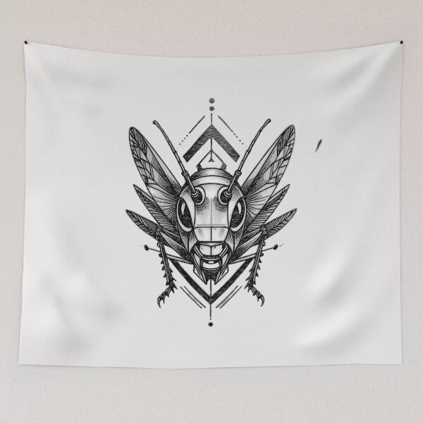 Item preview, GrassHopper new series tattoo #3 designed and sold by Helios Be. Lavsh.