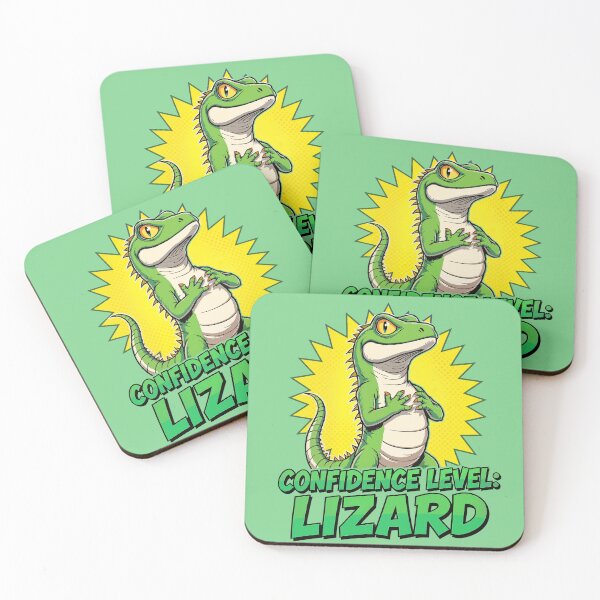 Item preview, Lizard Lizard Meme Confidence Level Lizard designed and sold by iuliast1.