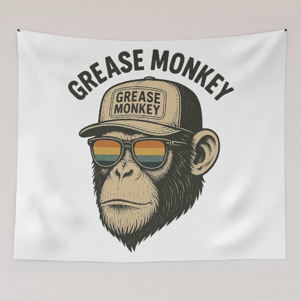 Item preview, GREASE MONKEY designed and sold by Catfighter.