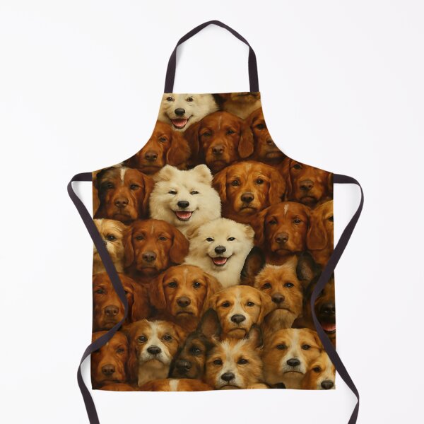 Item preview, Seamless Dog Face Collage – Realistic Breed Portraits designed and sold by nigejohn.