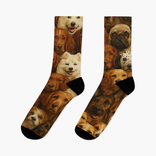 Item preview, Seamless Dog Face Collage – Realistic Breed Portraits designed and sold by nigejohn.