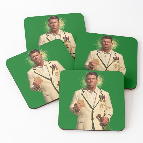 Item preview, Sandpaper Saint – David Warner Propaganda Poster designed and sold by WhisperFrame.