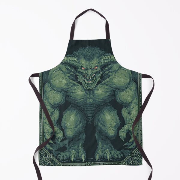 Item preview, Monstrous Green Demon with Glowing Eyes designed and sold by Piotrek0001.