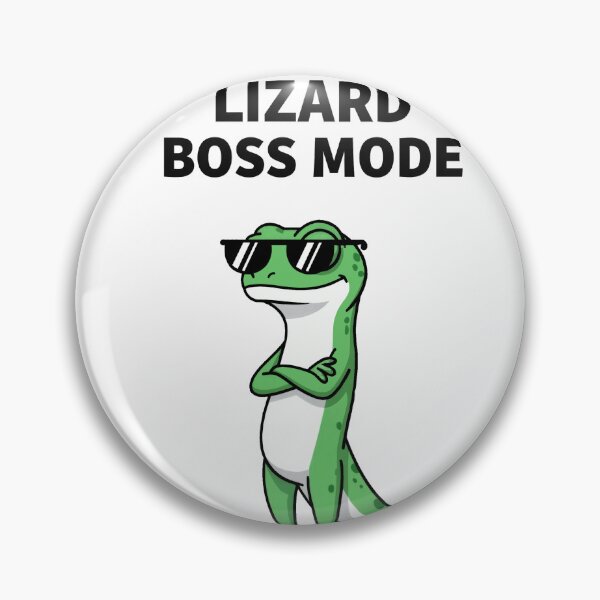 Item preview, Lizard Meme Lizard Boss Mode designed and sold by iuliast1.