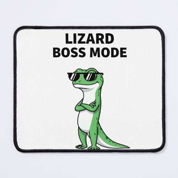 Item preview, Lizard Meme Lizard Boss Mode designed and sold by iuliast1.