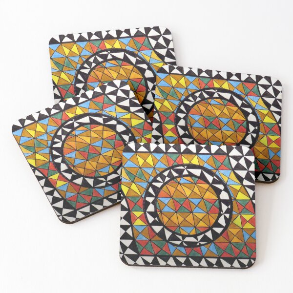 Item preview, 905 - GEOMETRIC DESIGN - 20 - DAVE EDWARDS - MIXED MEDIA - 2024 designed and sold by BLYTHART.