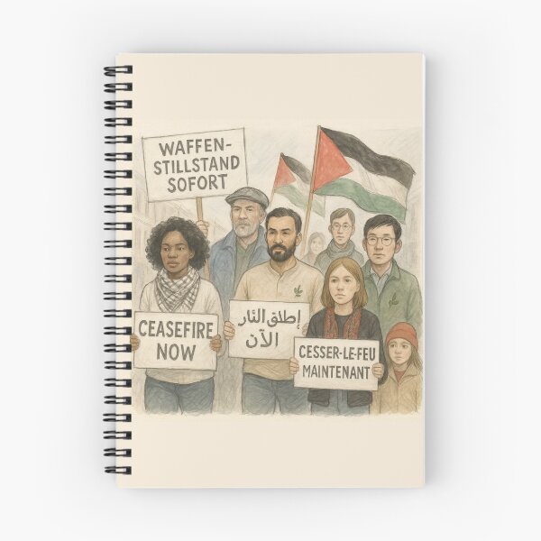 Item preview, Ceasefire Now Ceasefire Immediately Protest Demo Free Palestine Free Gaza End The Genocide designed and sold by Annika Shurafa.