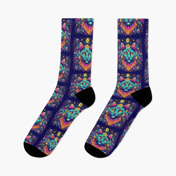 Item preview, Colorful mystic cat designed and sold by Dogandesighn.