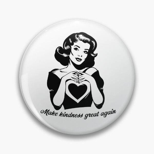 Artikelvorschau, Machen Sie Freundlichkeit wieder großartig SVG | Positive Nachricht geschnitten Datei | Retro Feminine Protest SVG entworfen und verkauft von DriftGolden.