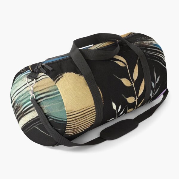 Item preview, “Cosmic Harmony – Zen Brushstrokes & Golden Leaves” designed and sold by Zenlines by Ralf Gradl.