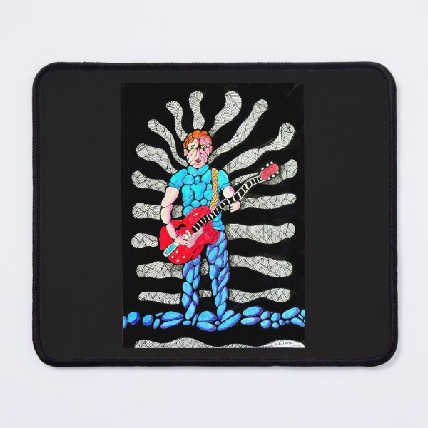 Item preview, 1018 - PEBBLE GUITARIST - DAVE EDWARDS - MIXED MEDIA - 2025 designed and sold by BLYTHART.