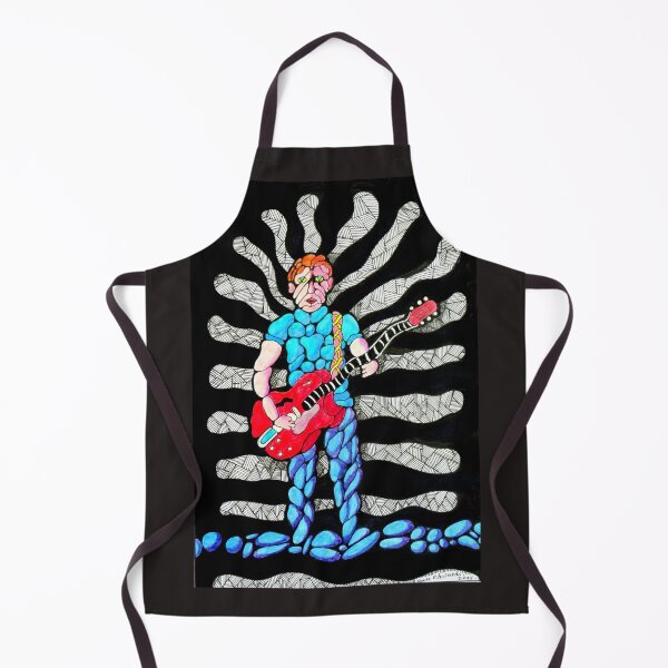 Item preview, 1018 - PEBBLE GUITARIST - DAVE EDWARDS - MIXED MEDIA - 2025 designed and sold by BLYTHART.
