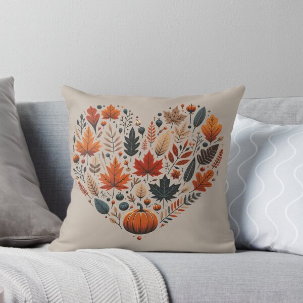 Item preview, Fall Heart – Autumn Leaves Love Design designed and sold by The Loved Label.