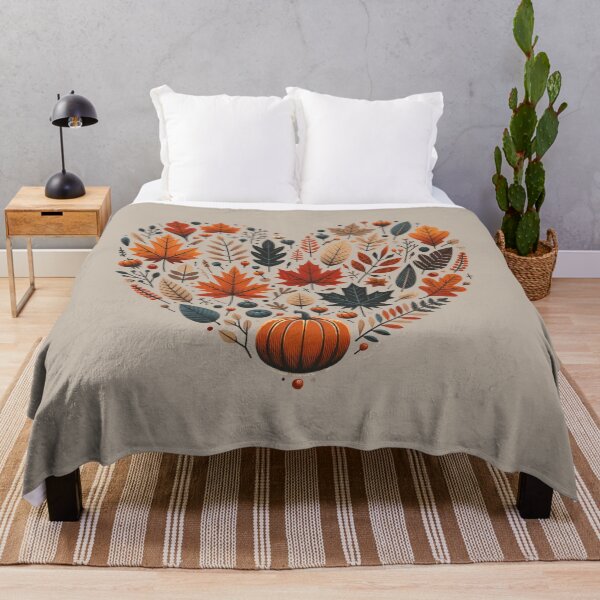 Item preview, Fall Heart – Autumn Leaves Love Design designed and sold by The Loved Label.