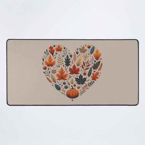Item preview, Fall Heart – Autumn Leaves Love Design designed and sold by The Loved Label.