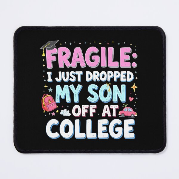 Item preview, FRAGILE – Emotional Yet Funny Parent College Tee ??? designed and sold by AI-volution.