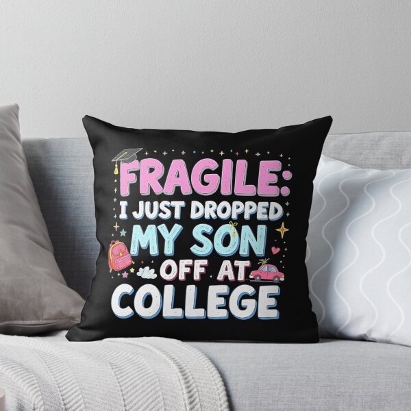 Item preview, FRAGILE – Emotional Yet Funny Parent College Tee ??? designed and sold by AI-volution.