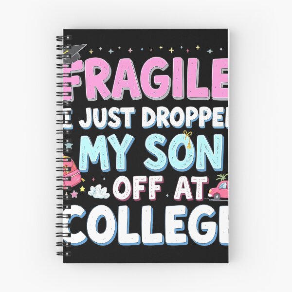 Item preview, FRAGILE – Emotional Yet Funny Parent College Tee ??? designed and sold by AI-volution.