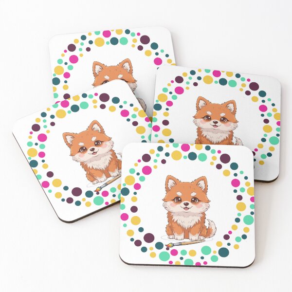 Item preview, Celebrate Dot Day with My Finnish Spitz | Colorful Dog Art  designed and sold by The Real Life Symphony.