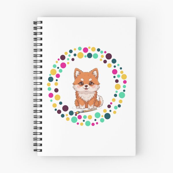 Item preview, Celebrate Dot Day with My Finnish Spitz | Colorful Dog Art  designed and sold by The Real Life Symphony.